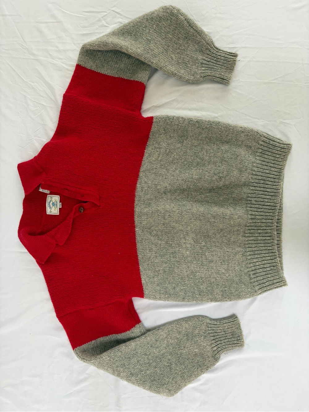 U.S. Polo Assn. Colourblock Wool Polo Sweater | Men’s M